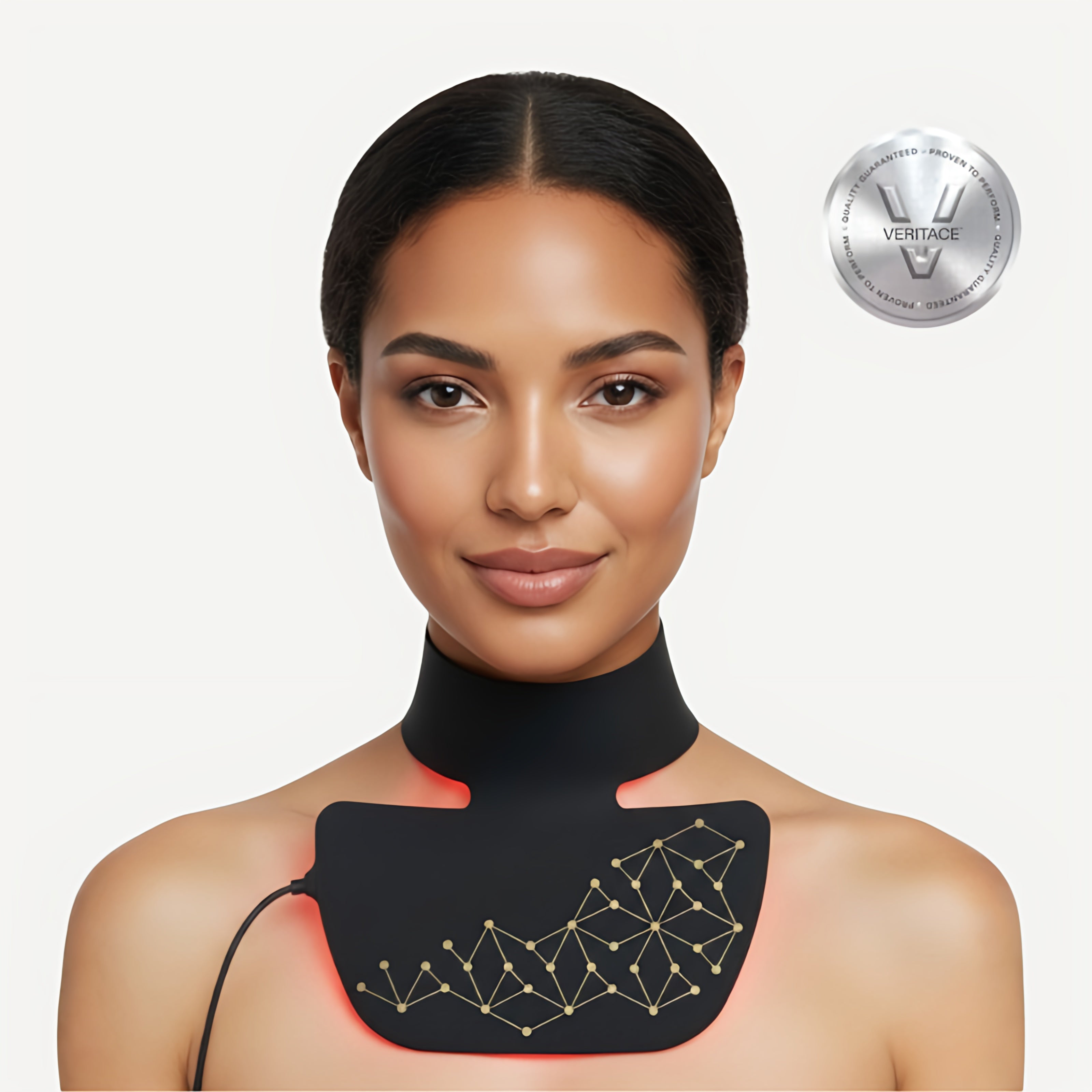 AESTHERA™ Pro-Grade LED Neck & Décolleté Mask