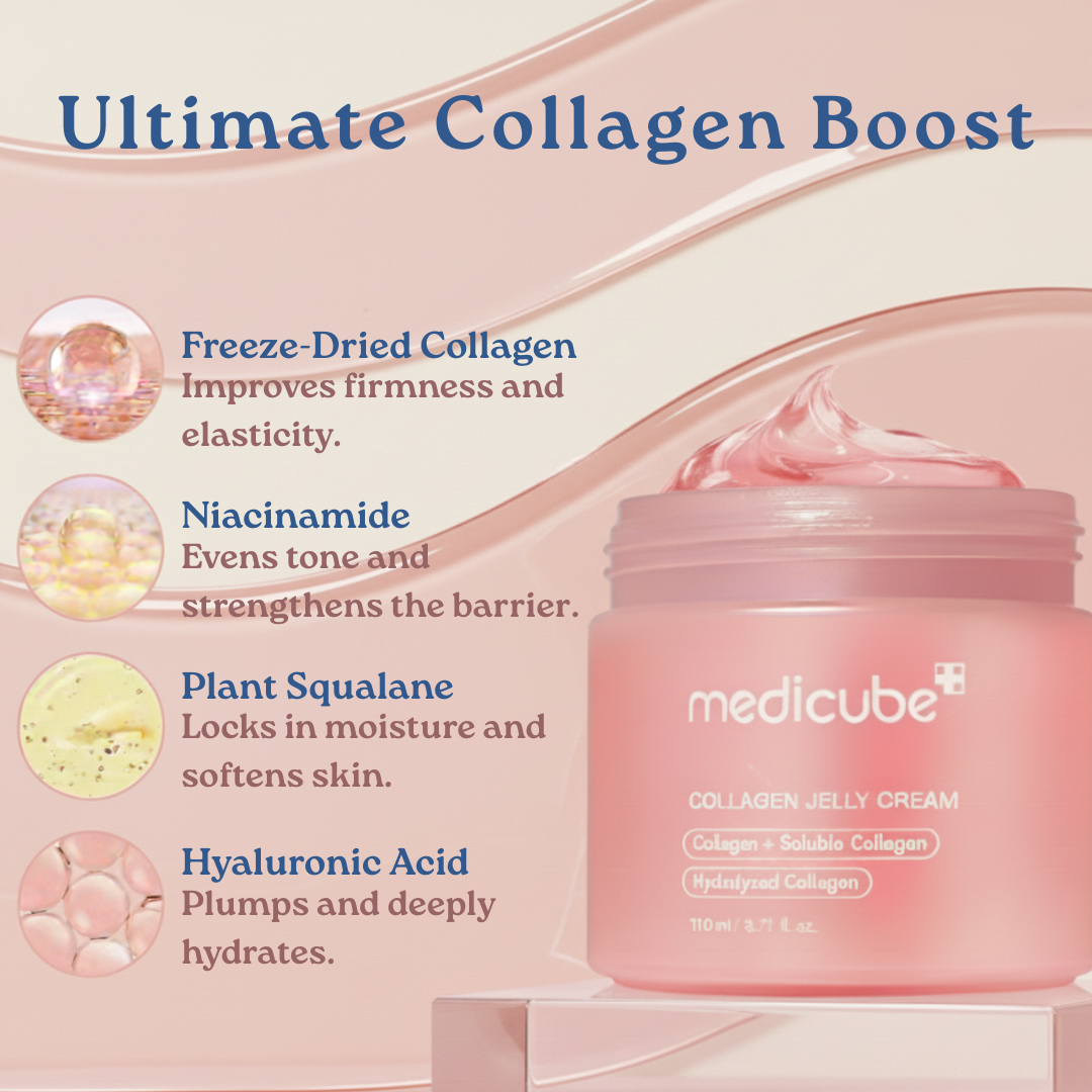 Medicube Collagen Jelly Cream – Niacinamide & Freeze-Dried Collagen