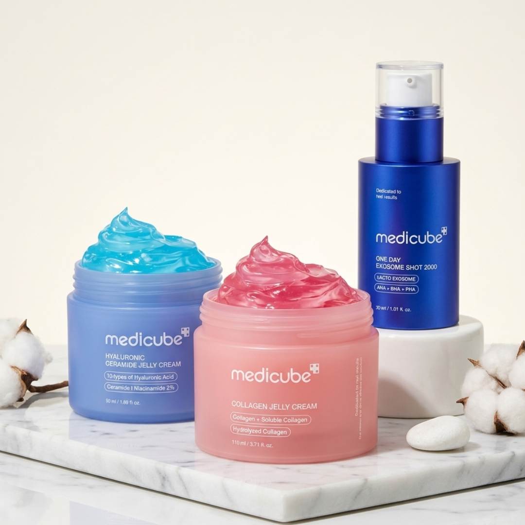 Medicube Pro Skin Trio | Exosome + Hyaluronic + Collagen