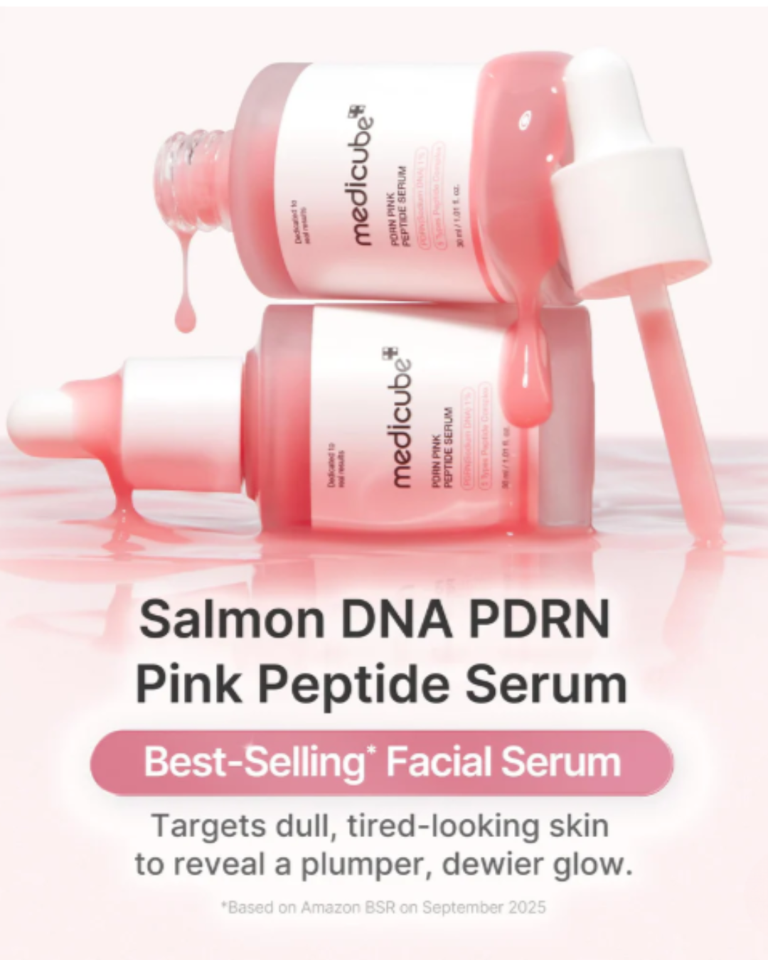Medicube PDRN Pink Peptide Serum 30ml / 1.01 fl oz