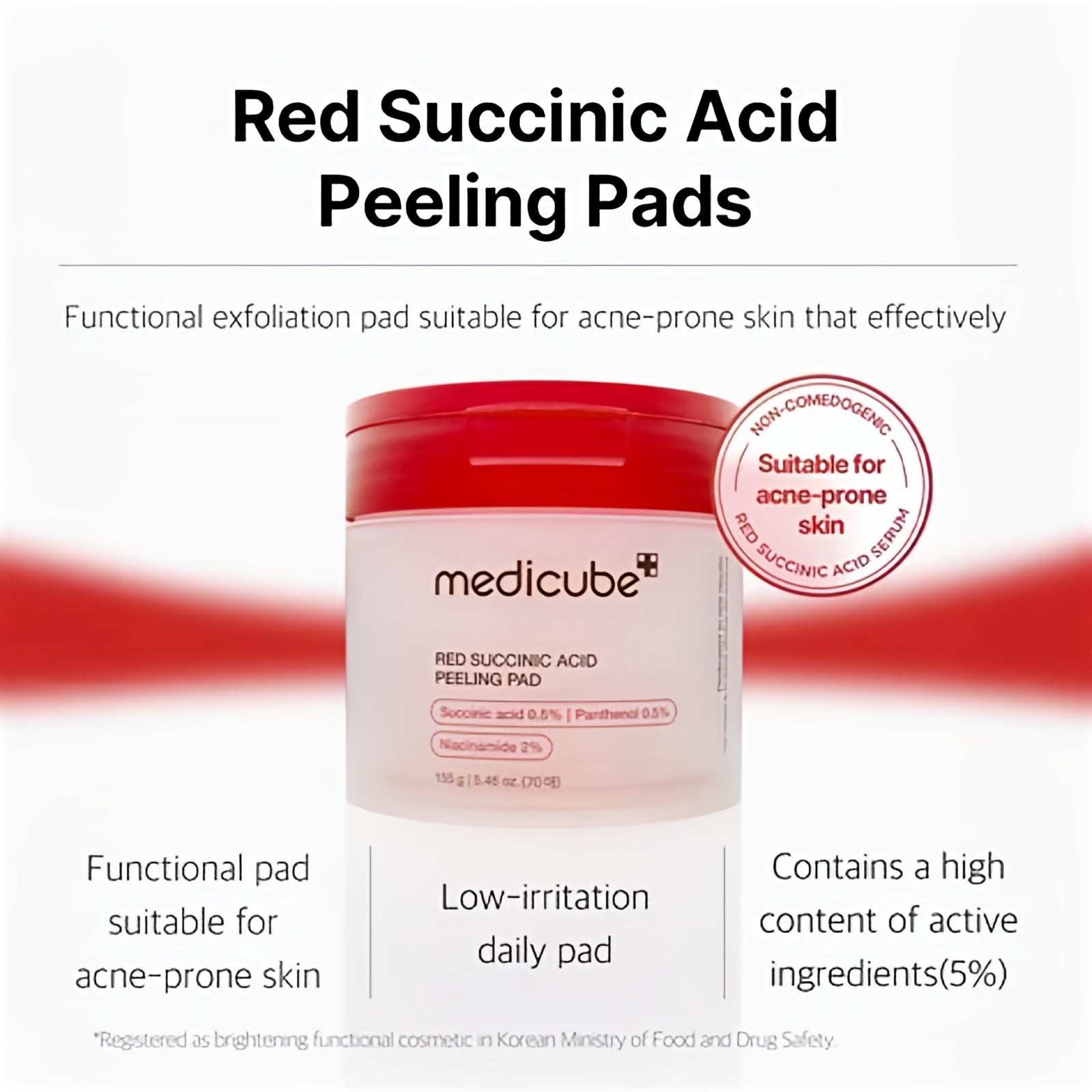 Medicube Red Succinic Toner Pads (70)