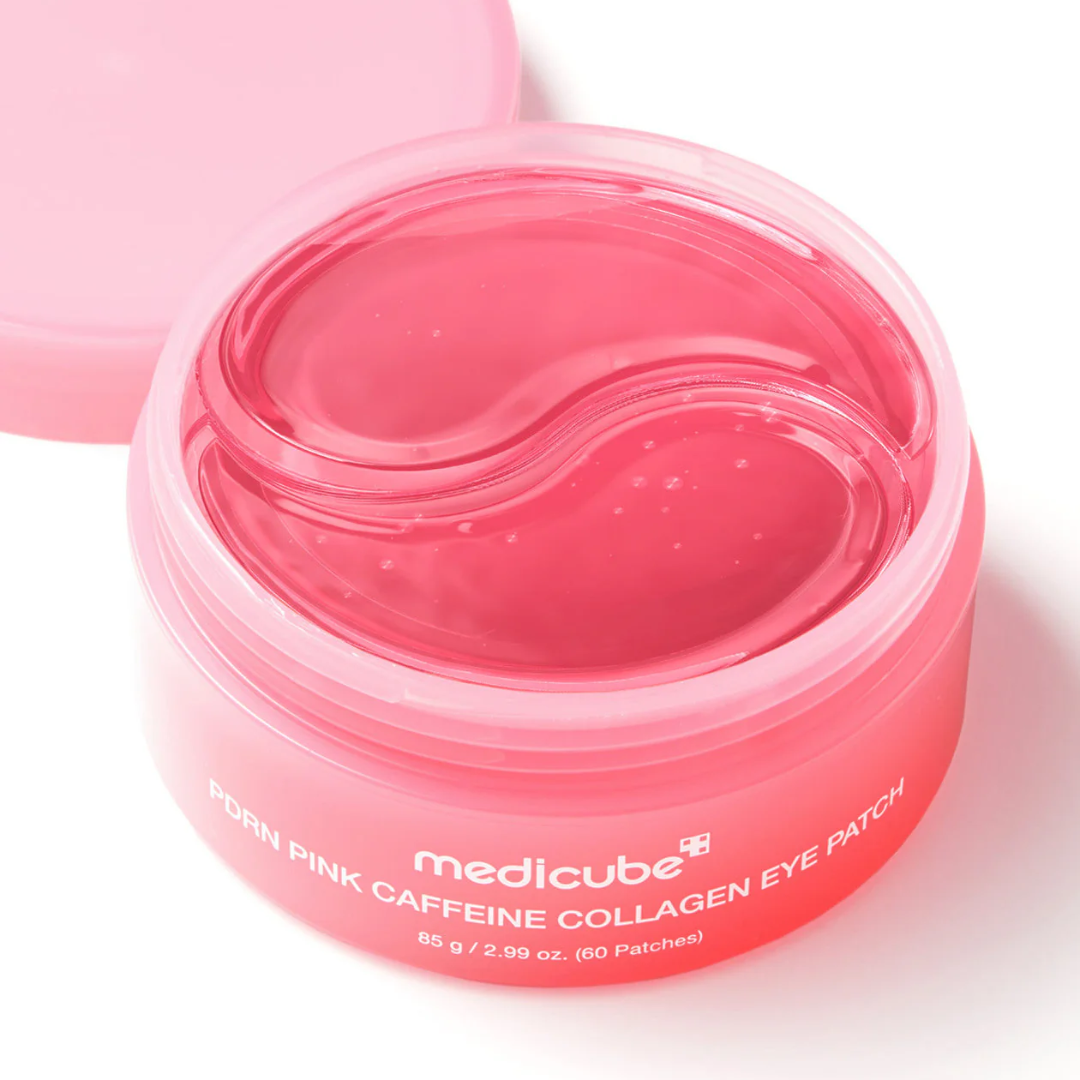 Medicube PDRN Pink Caffeine Collagen Eye Patch | 85 g / 2.99 oz (60 Patches)